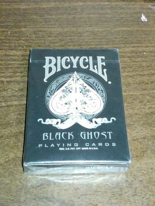 Rare Bicycle Black Ghost 1st Edition Ellusionist Playing Cards Deck