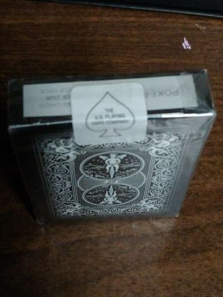 RARE Bicycle Black Ghost 1st Edition Ellusionist Playing Cards Deck 7