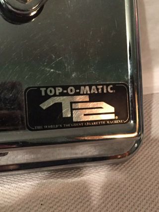 Top O Matic T2 CigaretteTobacco Injector Machine,  Cigarette maker 3