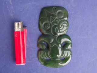 Zealand Maori Greenstone Jade Pounamu Tiki