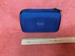 Delta Airlines First Class Tumi Soft Case Amenity Kit Blue