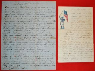 1859 & 1862 Family Letters From Cali.  - 