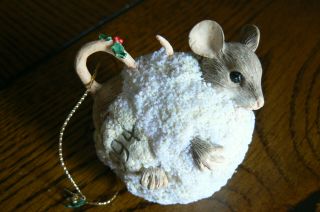 Silvestri Charming Tails Mouse Ornament 1994 592/10000 Dean Griff Us Ship