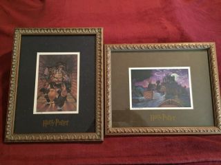Warner Brothers Harry Potter " Journey To Hogwarts " & " Beware,  Fluffy " Prints