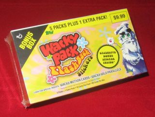 Wacky Packages Flashback 1 Bonus Box @@ @@
