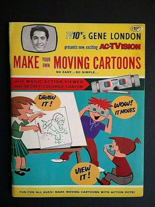 " Tv 10 Philadelphia " Local 1964 Channel 10 Gene Gordon Pixanne Childrens Book