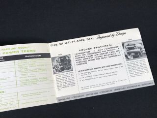 Vtg 1957 Chevrolet Chevy Car Engine & Transmissions Advertising Sales Brochure 2