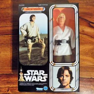 Vintage Star Wars Luke Skywalker 1978 12 " Inch Doll Large Figure Boxed