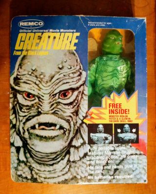 1980 Remco Creature From The Black Lagoon 9 " Figure,  Box,  Universal