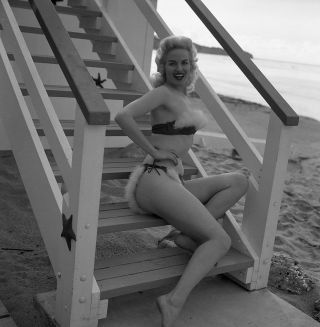 1960s Vogel Negative,  Sexy Pin - Up Girl Joannie Oxford,  Blonde Bombshell,  T231809