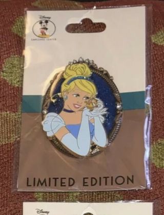 Disney Employee Center Princess Pals Cinderella Gus Jaq Jaq Mice Pin
