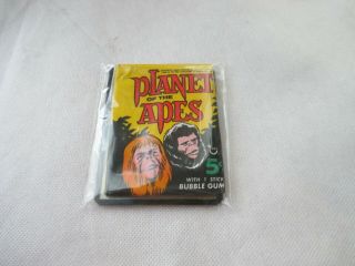 1969 Topps Planet Of The Apes Wax Pack - Green Back