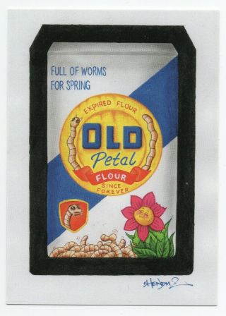 Rare 2019 Topps Wacky Packages Philly Non - Sport Show - Old Petal Flour Exclusive