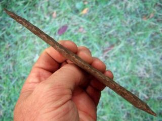 Fine 7 1/4 inch Missouri Dalton Point with Arrowheads Artifacts 4