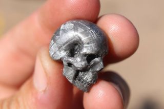 Gibeon Meteorite Skull 17.  8 grams ETCH 2