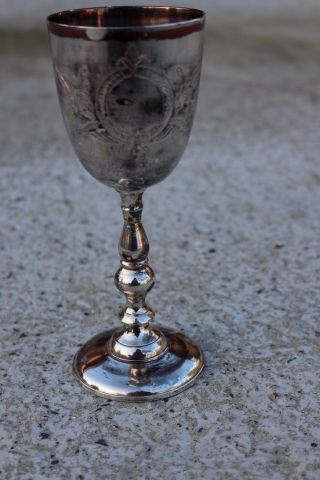Antique Church Communion Chalice Goblet Communion Wine Cup Grail 164 2