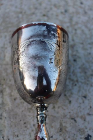 Antique Church Communion Chalice Goblet Communion Wine Cup Grail 164 7