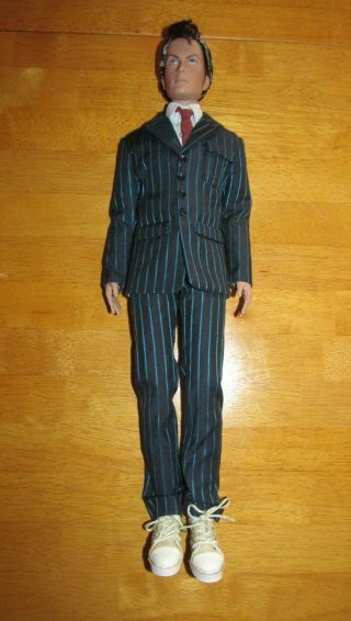 Tonner Doctor Who Doll,  The 10th Dr.  17 " With Coat David Tennant Limited Ed.