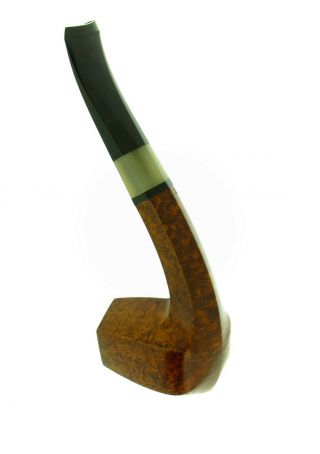 POUL ILSTED HORN INSERT PANELED BIRDS EYE PIPE UNSMOKED 5