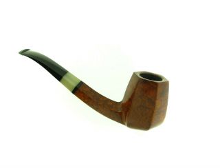 POUL ILSTED HORN INSERT PANELED BIRDS EYE PIPE UNSMOKED 8