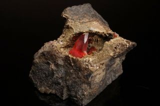 Rhodochrosite Crystal Santa Eulalia,  Mexico - Ex.  Barlow,  Logan