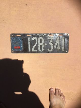 1920 Colorado License Plate All