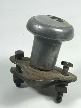 Vintage Steel Suicide Brodie Spinner Knob Primative Steerling Wheel Rat Rod