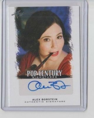 2012 Leaf Pop Century Signatures Autograph Trading Card Alex Borstein