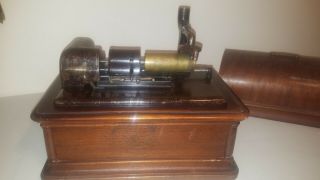 Edison Opera Phonograph Mahogany Cylinder Player All Serial 389 No Horn 2