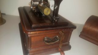 Edison Opera Phonograph Mahogany Cylinder Player All Serial 389 No Horn 4