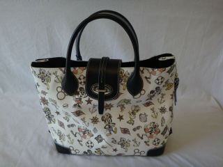 Disney Dooney & Bourke Dcl Cruise Line Mickey And Friends Tote With Tags