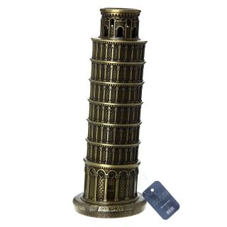 Zovie Leaning Tower Of Pisa Statue Decor