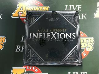 2019 Rittenhouse Game Of Thrones Inflexions International Edition Box A2