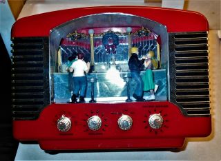 Mr Christmas Dance At The Diner Am/fm Radio & Music Box 12 Songs Of 50/60 