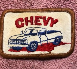 Vintage Chevy Truck Pickup Embroidered Patch Trucker Hat Patch