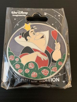 Disney Pin Wdi Profile Pin Hero - Limited Edition 250 - Queen Of Hearts - Alice