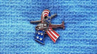 Hospital Wing Air Medical Helicopter Lapel Pin