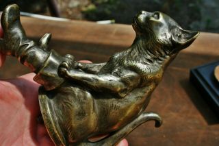Classic Hood Ornament Pussy in Boots,  Puss,  Kitty,  Signed Hansi Siercke c.  1920 9