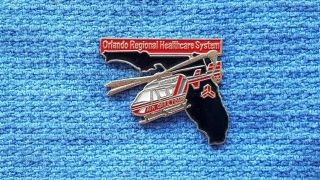 Orlando Regional Healthcare System Air Car Team Medical Helicopter Lapel Pin