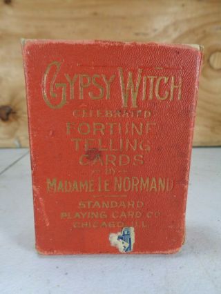 Antique Gypsy Witch Fortune Telling Cards By Madame Le Normand 1903