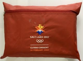 Salt Lake City Winter Olympics Closing Ceremony Gift Bag / 2002