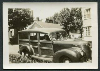 Vintage Car Photo 1938 Ford Woodie Wagon 978041