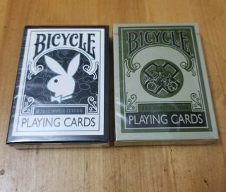 2 Decks Of Bathing Ape Playing Cards Bicycle Bape Bicycle Playboy Playing Cards