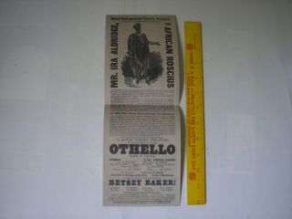 Document Poster William Shakespeare Othello At Memorial Theatre