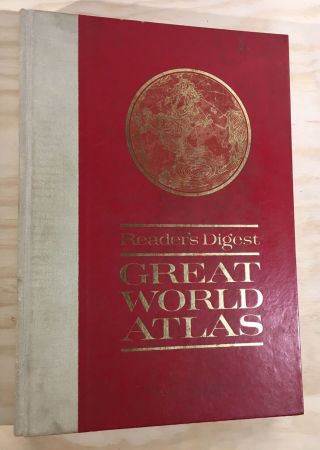 Vintage 1963 Readers Digest World Atlas