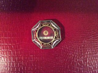 Reliquary Relic First Class St Pius X Pope W/ Document Wax Seal Intact 1958