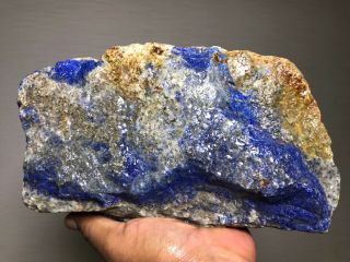 AAA TOP QUALITY SOLID LAPIS LAZULI ROUGH 10.  5 LBS - FROM AFGHANISTAN 6