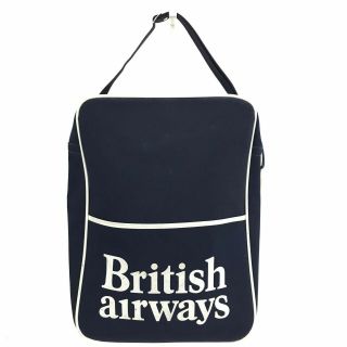 British Airways Blue Large Carry Shoulder Handbag Retro Airlines Unisex Su140541