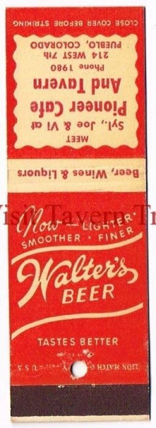 1940s Colorado Pueblo Pioneer Cafe Walter 