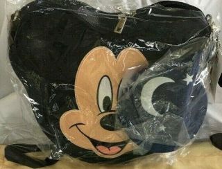 Disney Harveys Fantasia Sorcerer Mickey Backpack Crossbody & Coin Purse Nwt